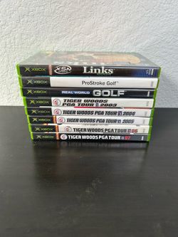Original Xbox golf and tennis games