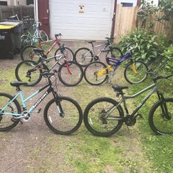 Trek,Giant, Schwinn mountain bikes