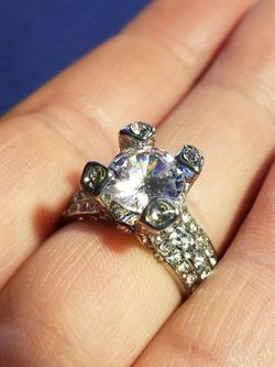 Women's wedding engagement bridal ring size 8