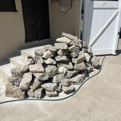 Large Broken Concrete Pieces
