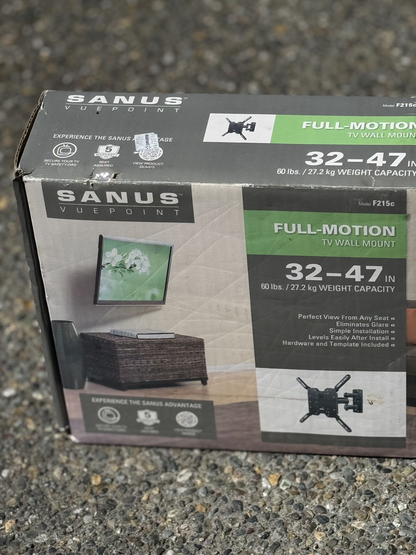 TV WALL MOUNT.   32-47”   SANUS