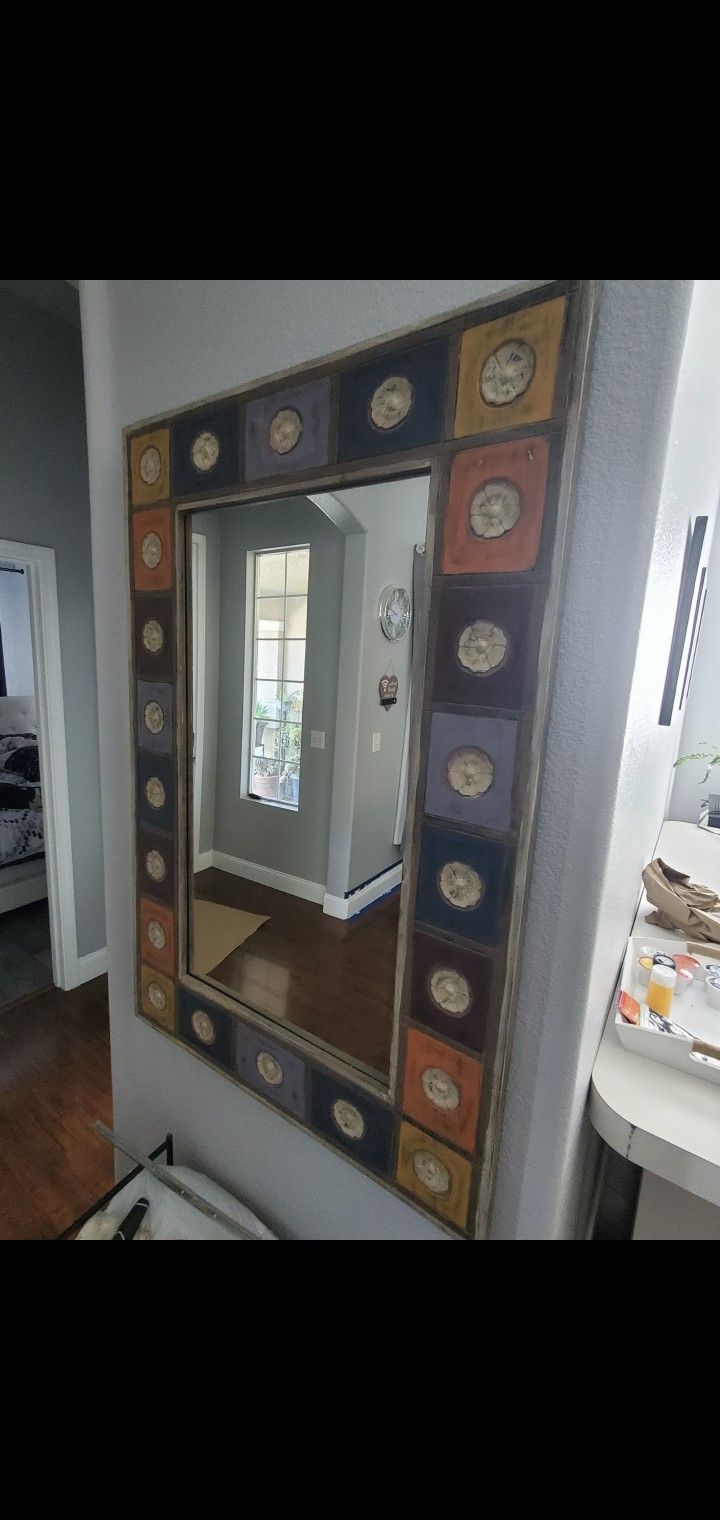 Pier 1 Patchwork Mirror