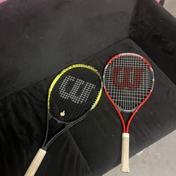 Wilson Tennis Rackets With Bag  (OFFER)