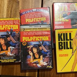 Quentin Tarantino DVDS And VHS