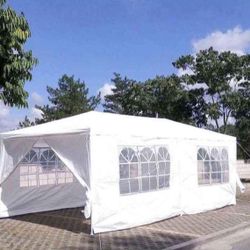 10 X 20 Outdoor Wedding Party Tent Camping Shelter Gazebo Canopy with Removable Sidewalls Easy Set Gazebo BBQ Pavilion Canopy Cater Events