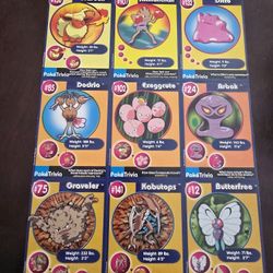 Vintage Pokemon Trivia Sheet Burger King