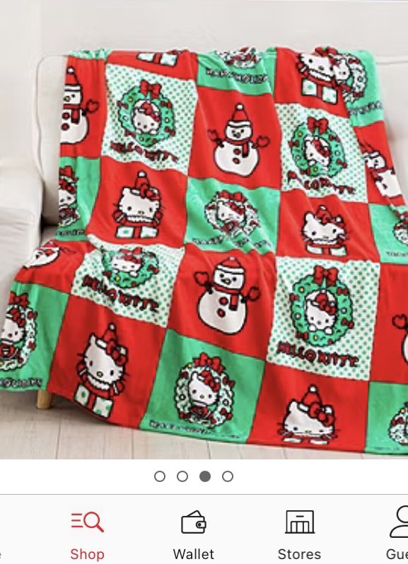 Hello Kitty Throw Blanket