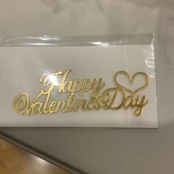Hoppy Valentines Day Toppers 2x$1
