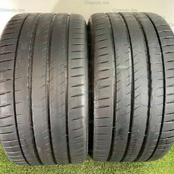 Z09  315 30 22 107Y  Michelin Pilot Sport 4S  2 Used Tires 90% Life 
