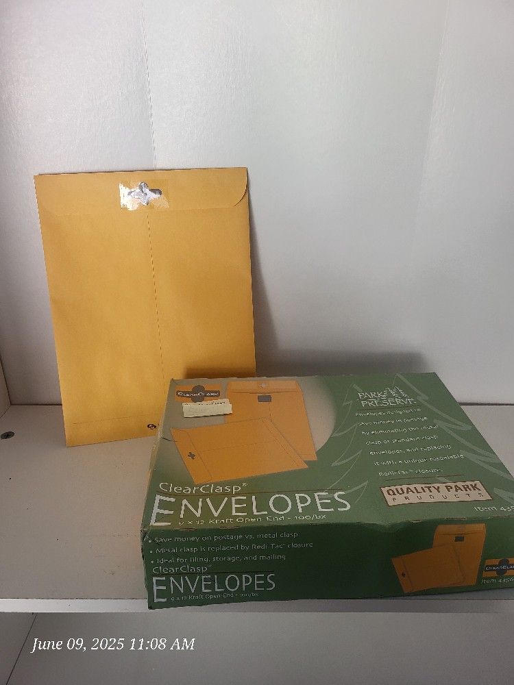 New Box 100 Large Envelopes