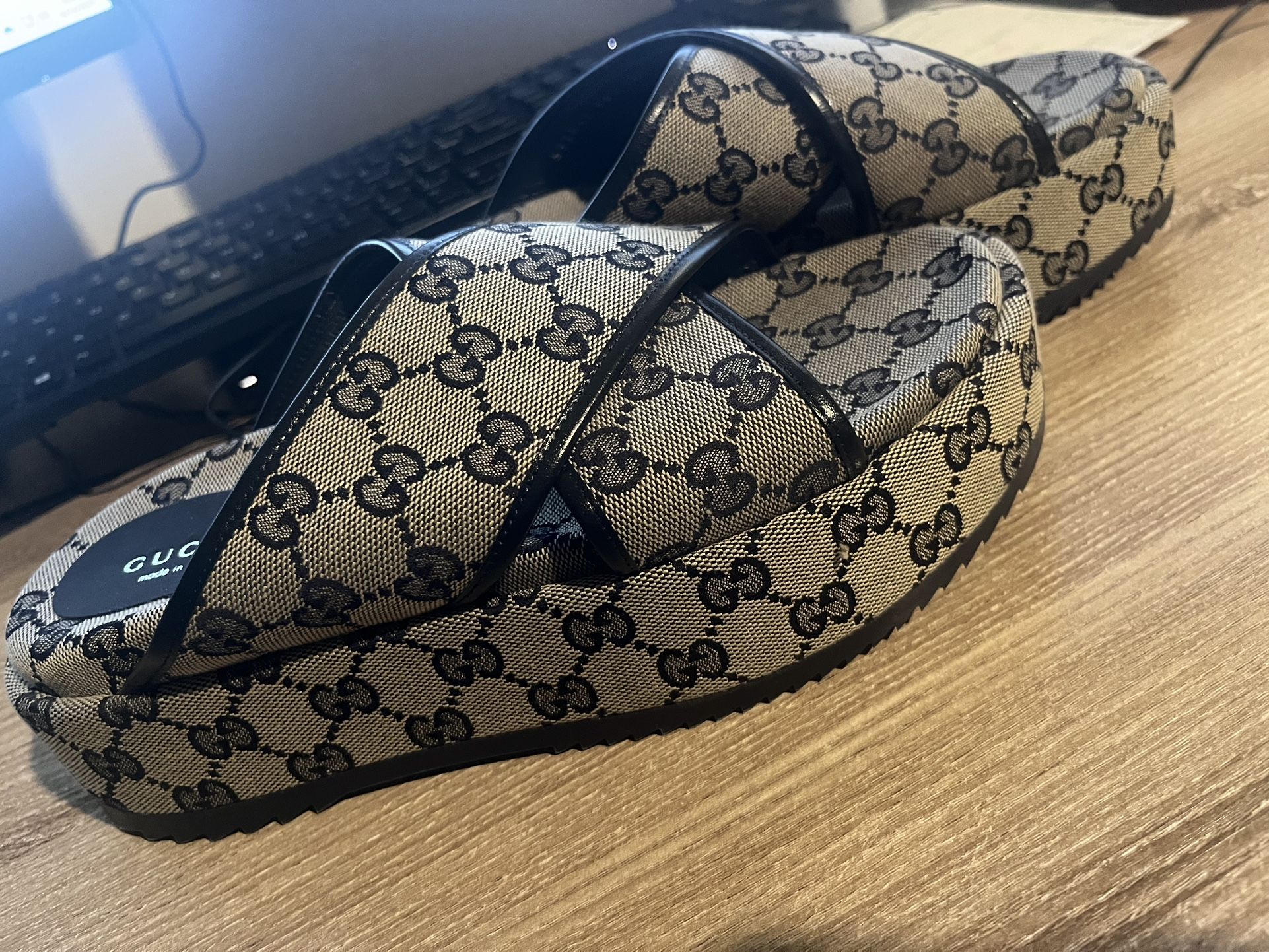 Gucci Platform Slides