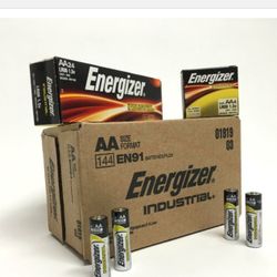 ENERGIZER AA INDUSTRIAL BATTERIES  144 COUNT