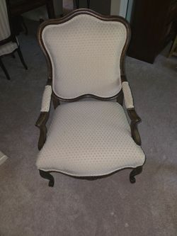 French Provincial Upholstered Armchair