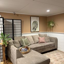 Whitney Chenille 2-Piece Sectional Sofa -NEED GONE ASAP OPEN TO OFFERS