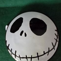 Nightmare Before Christmas,  Jack Skellington Face Movie Soundtrack Case, With Collertor Pin 