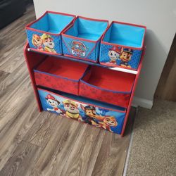 toy bin shelf