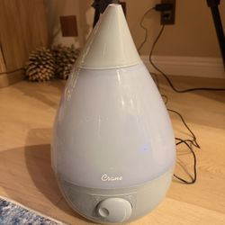 Working Crane Drop Shape Humidifier Ultrasonic Cool Mist