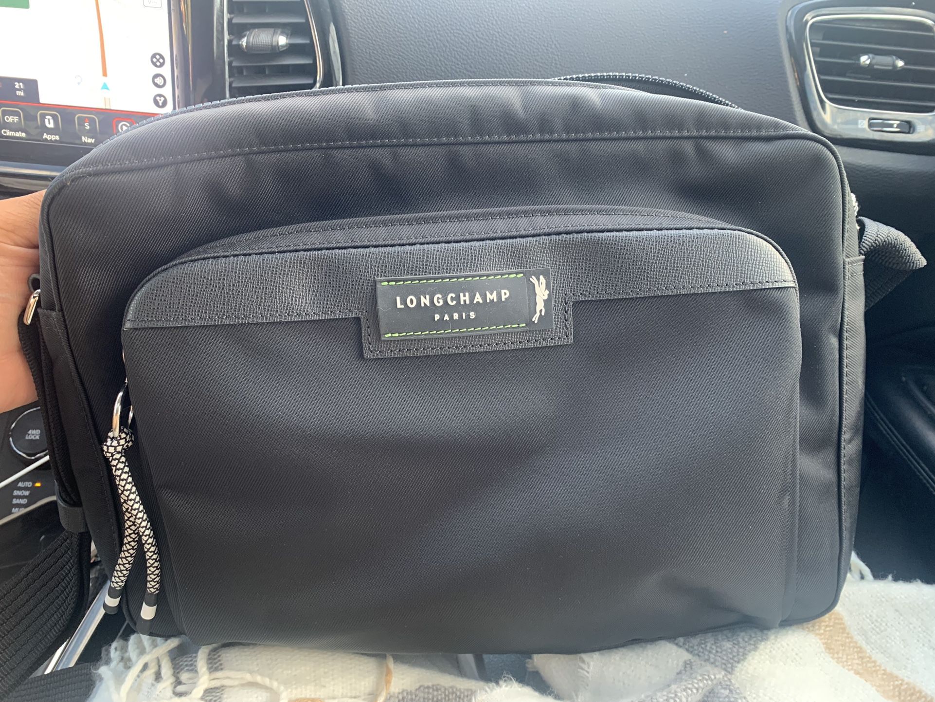 Longchamp Green District Messenger Bag