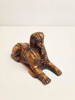 Egyptian Sphinx 4" Figurine Mini Sculpture Shelf Decor - Vintage