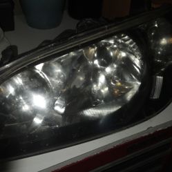 01-03 Honda Civic BLACK Headlight Assembly LH Driver Side Smoked JDM