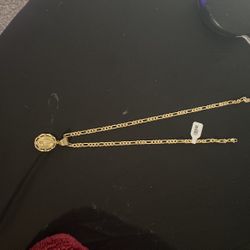 14 Karat Chain With Piece