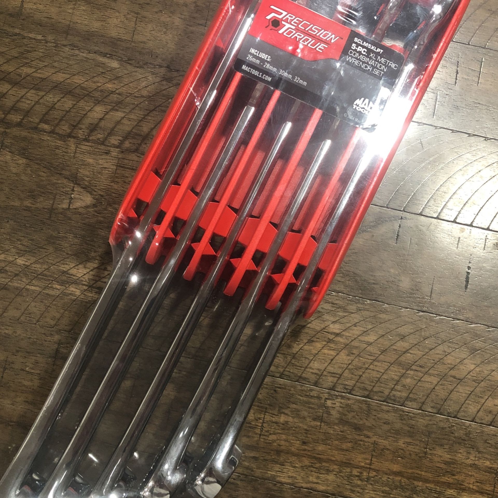 Mac Tools 5pc. XL Metric Combo Wrench Set 