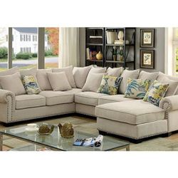 Beige Sofa Sectional 