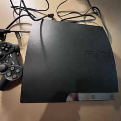 PS3 Slim 160 Gig 2501 A W Control And Control 