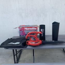 Electric Blower And Vacuum Like New.