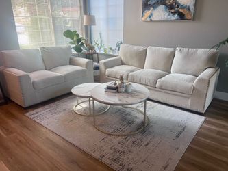 Couch and center table