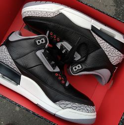 Jordan 3 Black Cement ( Size 8.5 Men’s ) $140