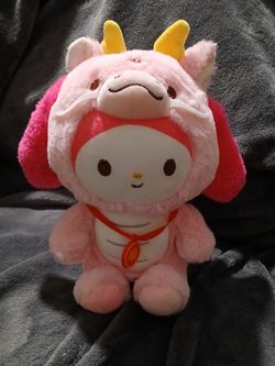 Sanrio My Melody New Years Dragon Series dressed in a Dragon Costume Plush