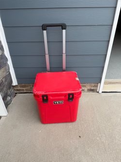 YETI Rolling Cooler Red
