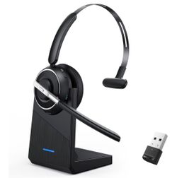 Bluetooth Headset, Wireless Headset with Microphone