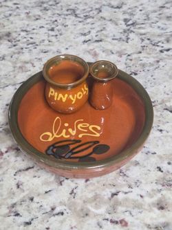 Vintage Olive Serving Dish 5.5"
