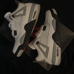 Jordan 4 White Cement 