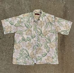 Tori Richard Tan Aloha shirt