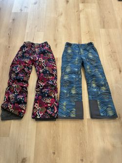 2 youth girls snowboard pants size M