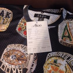 AKOO Black Jersey Shirt