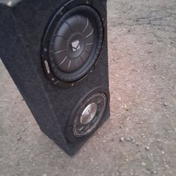 Two 10 Inch Subwoofers (NO BOX)