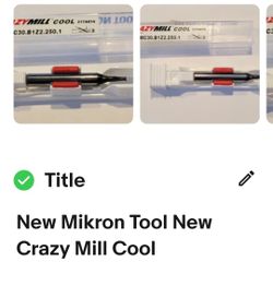 New Mikron Crazy Cool Tool 