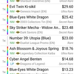 Insane Yogioh Collection Over 1000$ Value Rare Cards