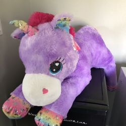 Giant Purple Unicorn - Stuffed Animal - NWT