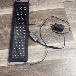 Pawfly 20W Aquarium LED Light and filter Fluval 20 to 50 G