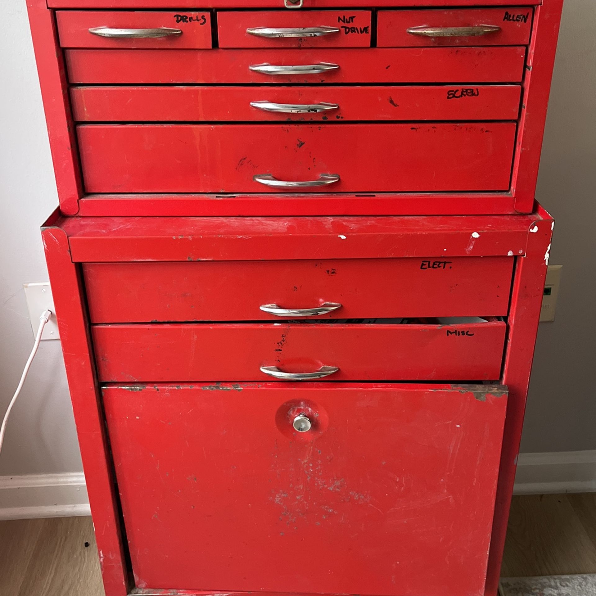 Stack-On Tool Cart -Original Red