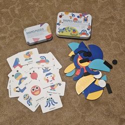 Shapes Puzzle For Geometric Recognition
