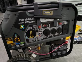 Firman T07573 Tri Fuel Portable Generator