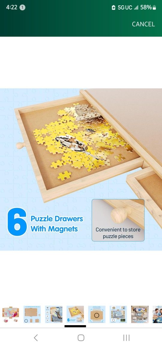 2000 piece 360 °Rotating Puzzle Board
