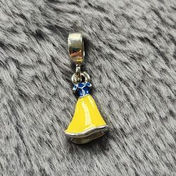 NEW Princess Dress Dangle Charm.  Bundle to save on shipping costs!  Please check out my other charms & other numerous items listed.  From a clean and