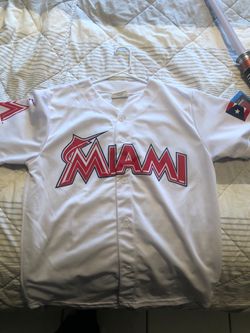 Nike Red Miami Marlins Jersey for Sale in Oakland Park, FL - OfferUp